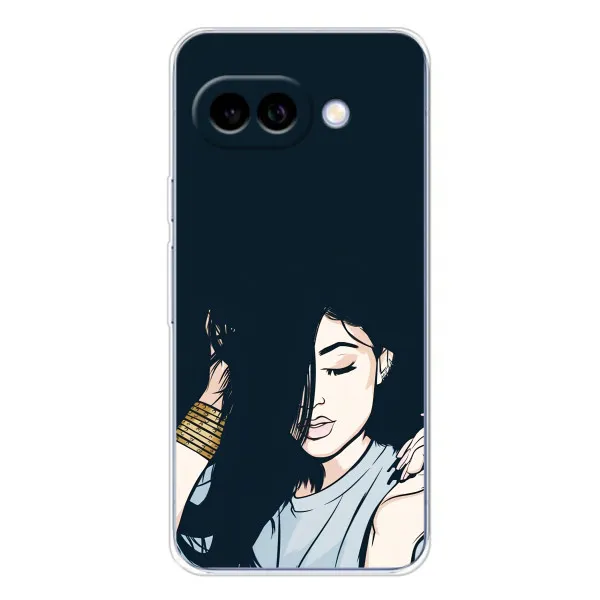 Чехол с принтом «Красивая девочка» для Google Pixel 9A Чехол с принтом «Красивая девочка» для Google Pixel 9A