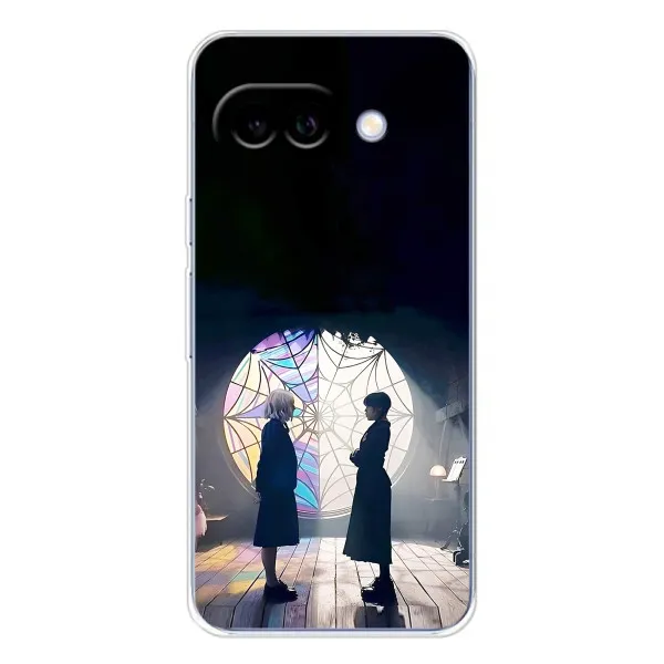 Чохол з принтом «Венздей та Інід» для Google Pixel 9A Чохол з принтом «Венздей та Інід» для Google Pixel 9A