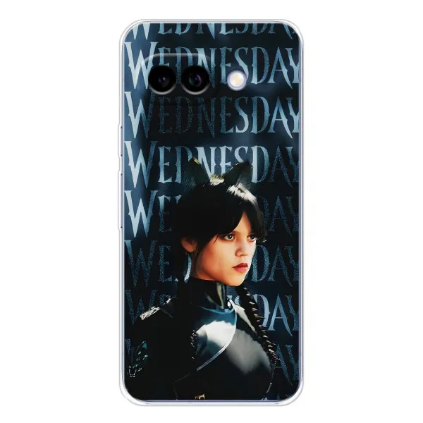 Чохол з принтом «Венздей кішка» для Google Pixel 9A Чохол з принтом «Венздей кішка» для Google Pixel 9A