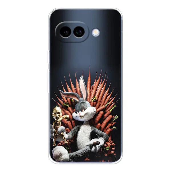 Чехол с принтом «Король Кролик» для Google Pixel 9A
