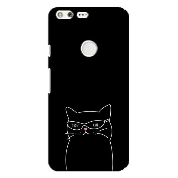 Чехол с принтом «Равнодушный кот» для Google Pixel XL