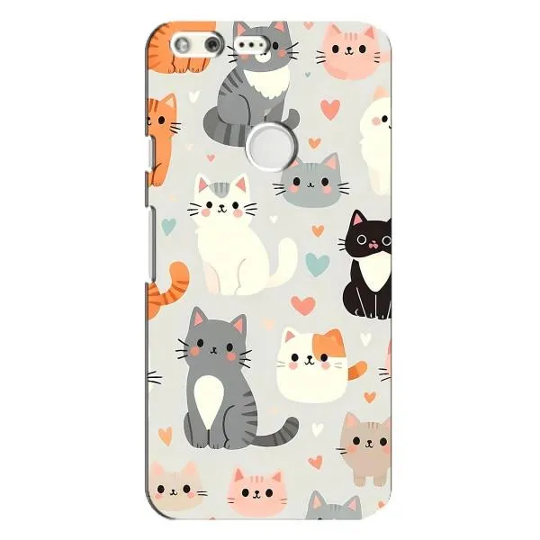 Чехол с принтом «Коллаж котов» для Google Pixel XL