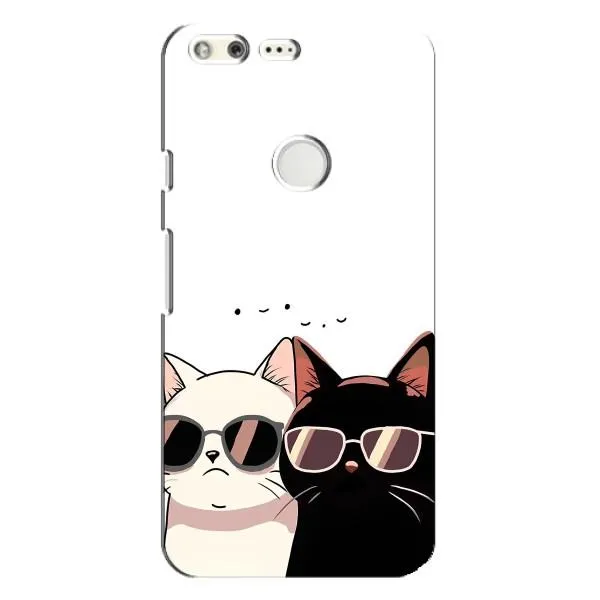 Чехол с принтом «Коты в очках» для Google Pixel XL
