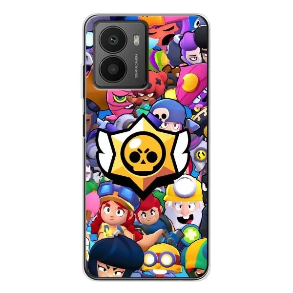 Чехол с принтом «Лого Brawl Stars» для HMD Fusion