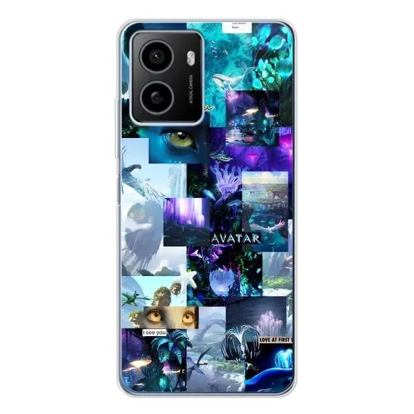 Чехол с принтом «коллаж Аватар» для HMD Pulse Plus
