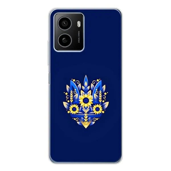 Чехол с принтом «Цветочный Герб» для HMD Pulse
