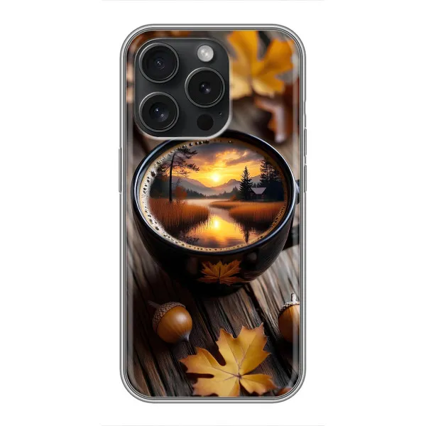 Чехол с принтом «Темный кофе» для HMD Vibe