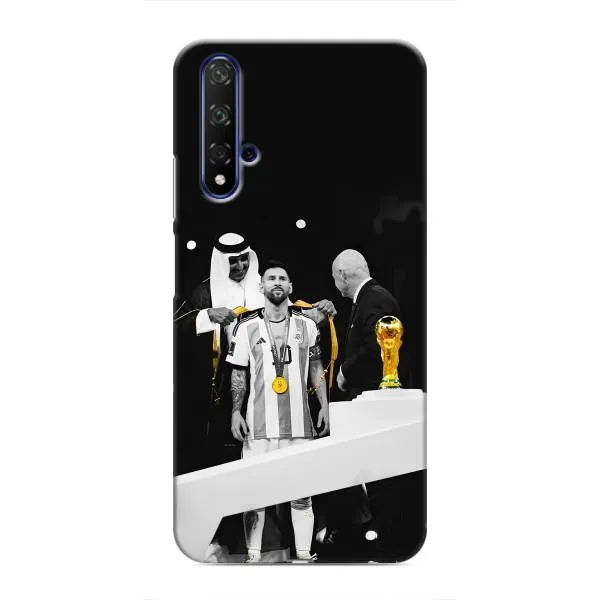 Чехол с принтом «Месси в накидке» для Huawei Honor 20