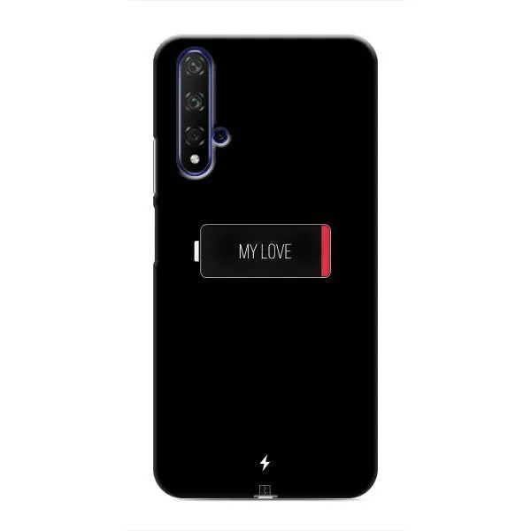 Чехол с принтом «Love battery» для Huawei Honor 20