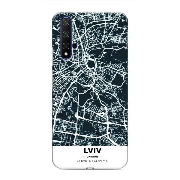 Чехол с принтом «Львов» для Huawei Honor 20