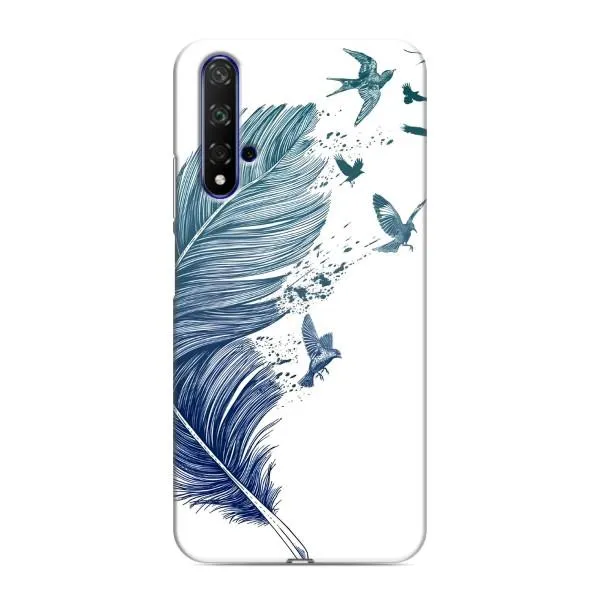 Чехол с принтом «Перышко» для Huawei Honor 20
