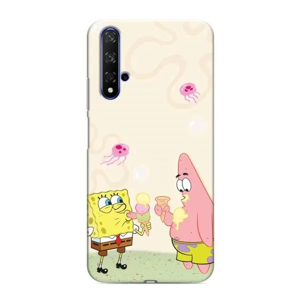 Чехол с принтом «Патрик и Боб» для Huawei Honor 20