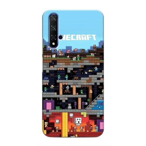 Чехол с принтом «фон Minecraft» для Huawei Honor 20