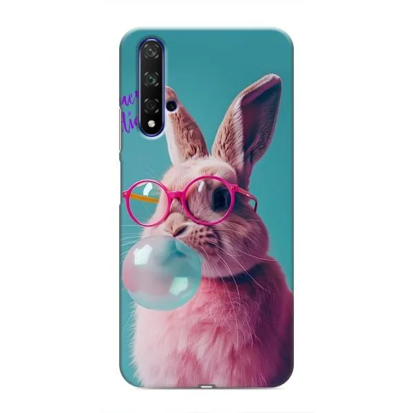 Чехол с принтом «Кролик в очках» для Huawei Honor 20