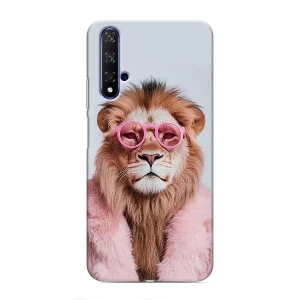 Чехол с принтом «Лев в очках» для Huawei Honor 20