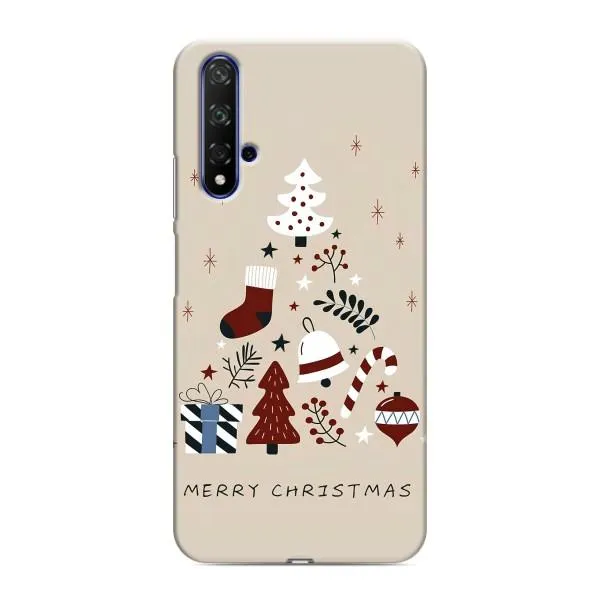 Чехол с принтом «Merry Christmas» для Huawei Honor 20