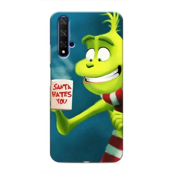Чехол с принтом «Зеленый Гринч» для Huawei Honor 20