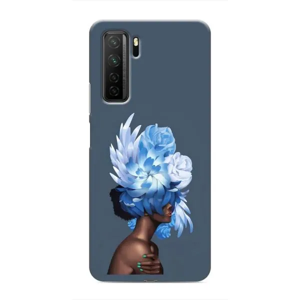 Чехол с принтом «Цветы на голове» для Honor 30s
