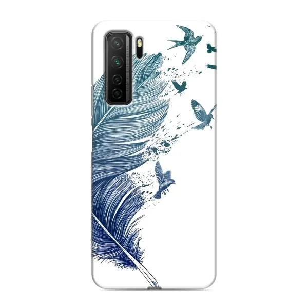 Чохол з принтом «Перо» для Honor 30s