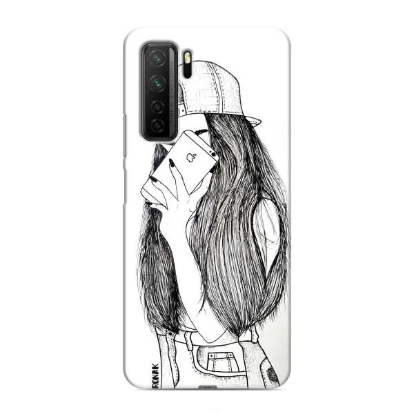 Чехол с принтом «Фото девочки» для Honor 30s