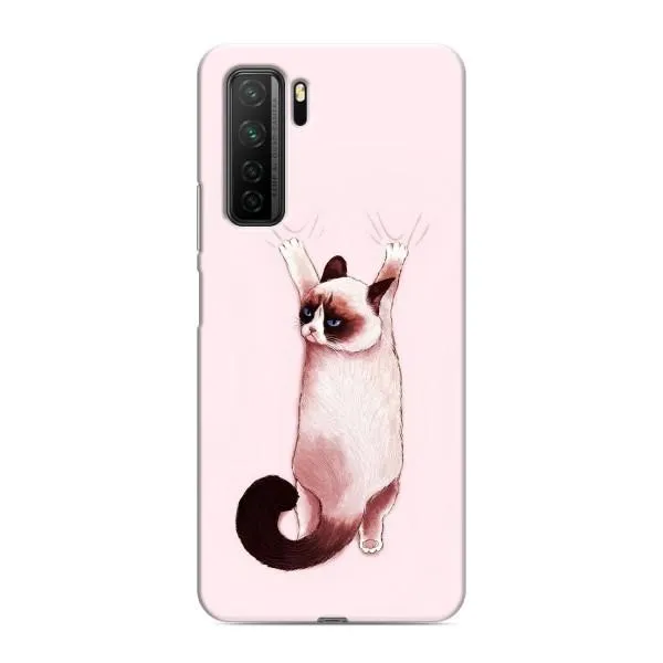 Чехол с принтом «Котик падает» для Honor 30s