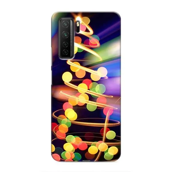 Чехол с принтом «Елка с гирлянд» для Honor 30s