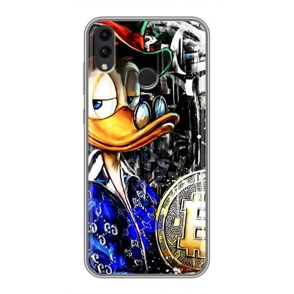 Чехол с принтом «Биткойн Скрудж» для Huawei Honor 8C