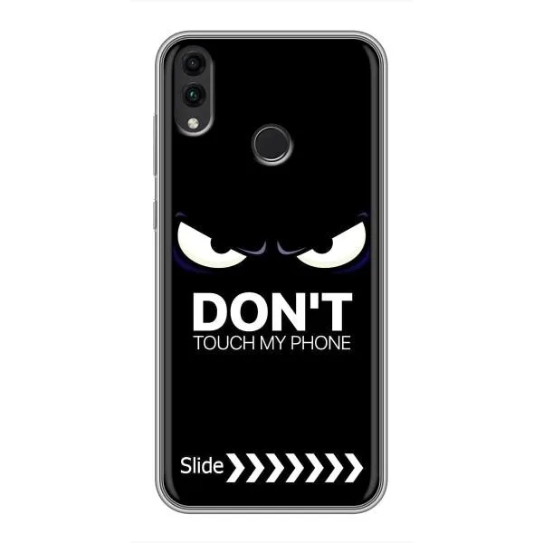 Чохол з принтом «Не чипай телефон» для Huawei Honor 8C