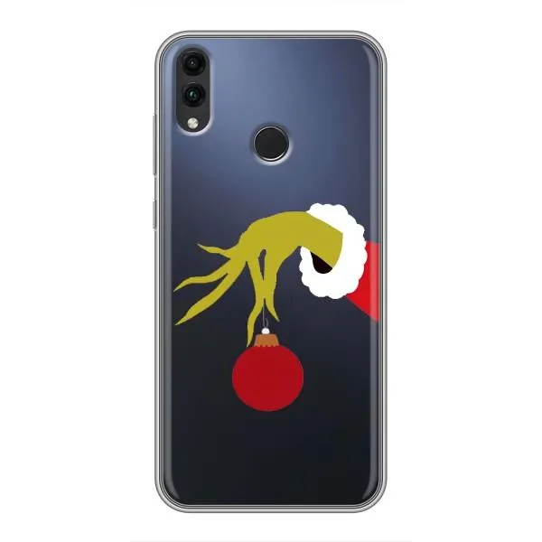 Чехол с принтом «Гринч с игрушкой» для Huawei Honor 8C