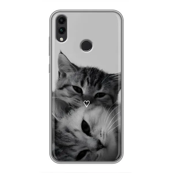 Чехол с принтом «Пара котов» для Huawei Honor 8X Max