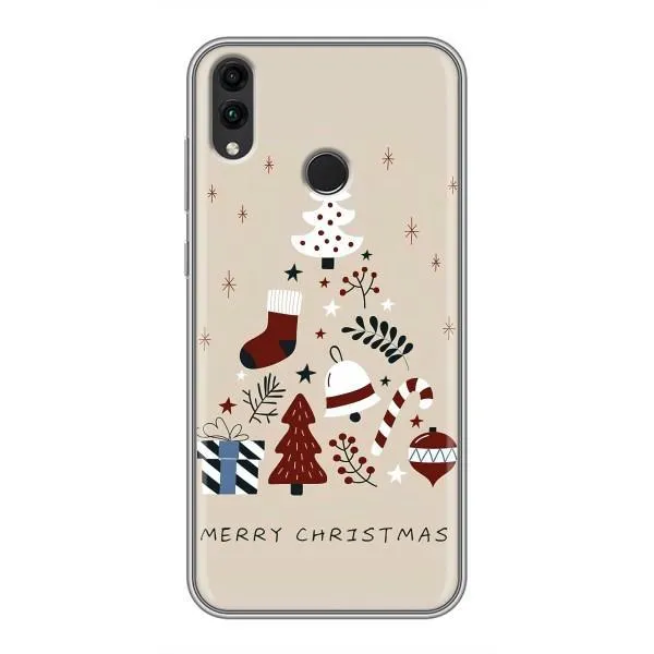 Чохол з принтом «Merry Christmas» для Huawei Honor 8X Max