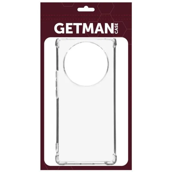 TPU чехол GETMAN Ease logo усиленные углы для Huawei Magic5 Lite — Прозрачный — фото 2