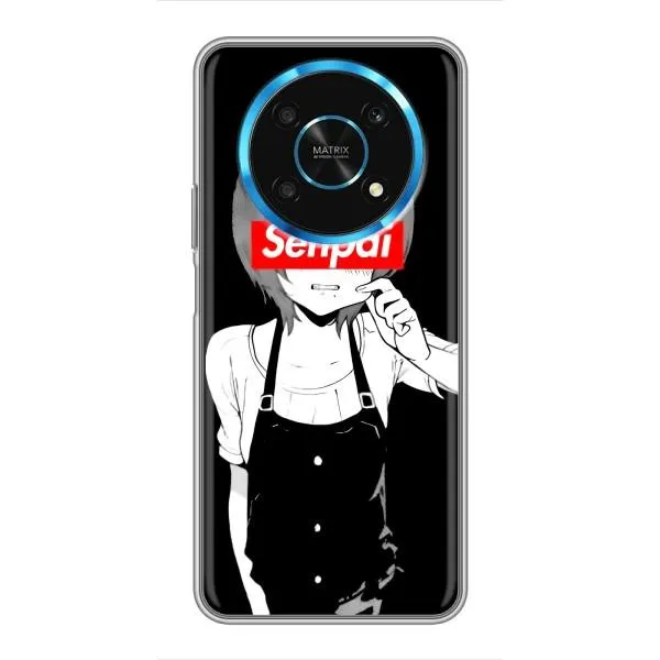 Чехол с принтом «Senpai» для Huawei Honor Magic 5 Lite 5G