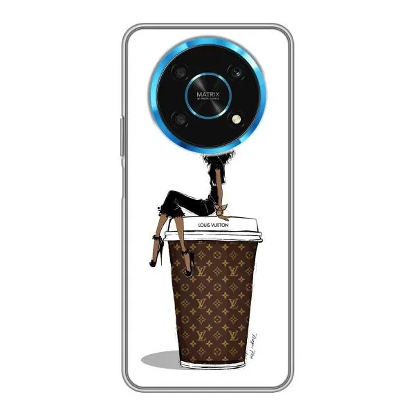 Чехол с принтом «кофе LOUIS VUITTON» для Huawei Honor Magic 5 Lite 5G