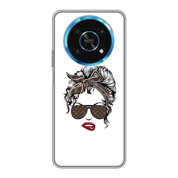 Чехол с принтом «стильная с луи витон» для Huawei Honor Magic 5 Lite 5G