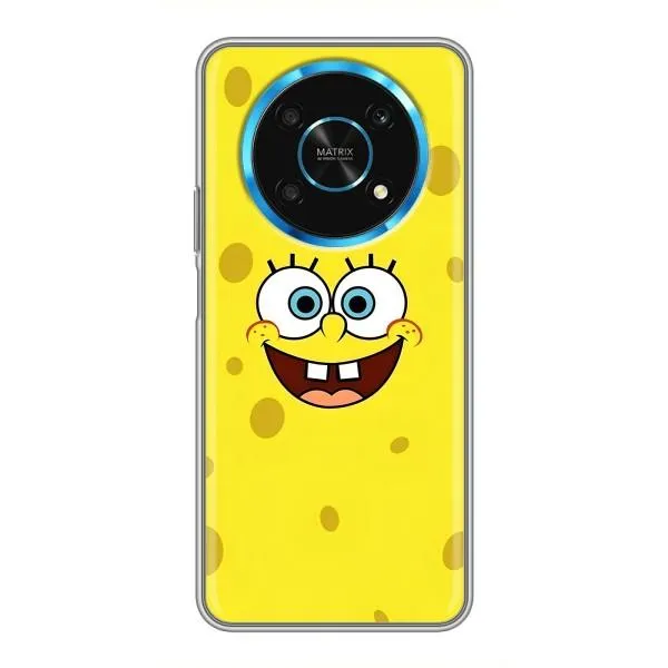 Чехол с принтом «Мордашка Спанч Боба» для Huawei Honor Magic 5 Lite 5G