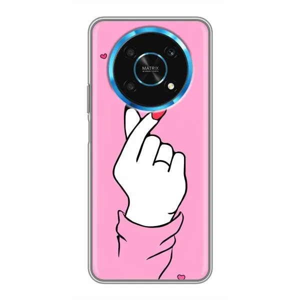 Чехол с принтом «Знак Love» для Huawei Honor Magic 5 Lite 5G