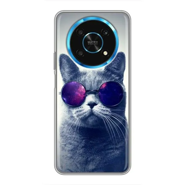 Чехол с принтом «Стильный кот» для Huawei Honor Magic 5 Lite 5G