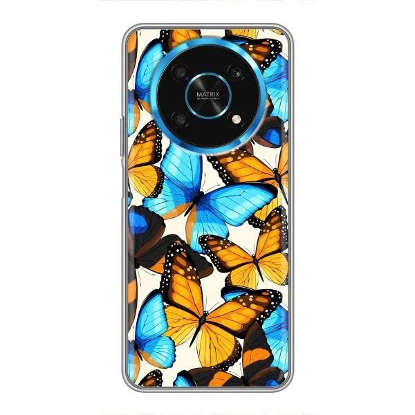 Чехол с принтом «Яркие бабочки» для Huawei Honor Magic 5 Lite 5G