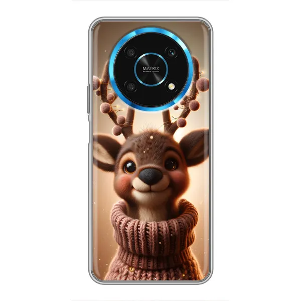 Чехол с принтом «Олень в свитере» для Huawei Honor Magic 5 Lite 5G