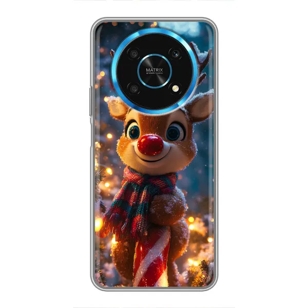 Чехол с принтом «Олень с шарфом» для Huawei Honor Magic 5 Lite 5G