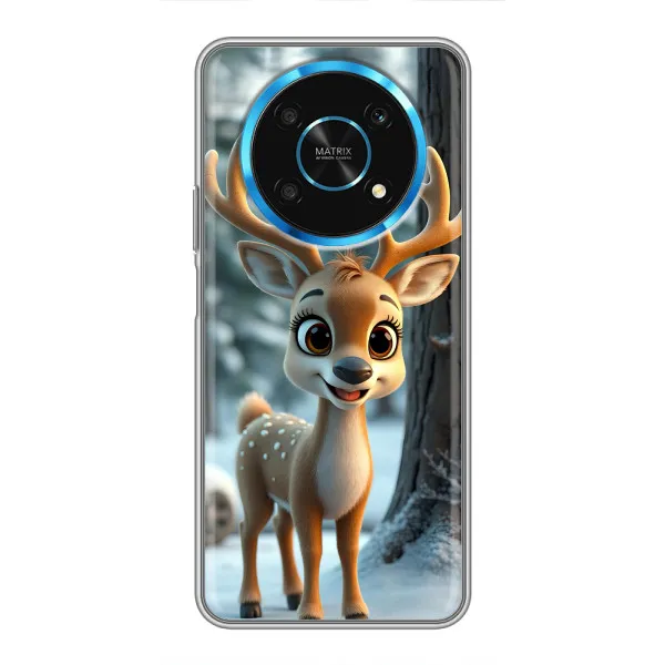 Чехол с принтом «Олененок в лесу» для Huawei Honor Magic 5 Lite 5G