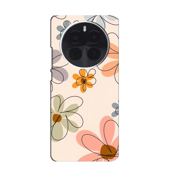 Чохол з принтом «Кольорові квіти» для Huawei Enjoy 90 Pro Max