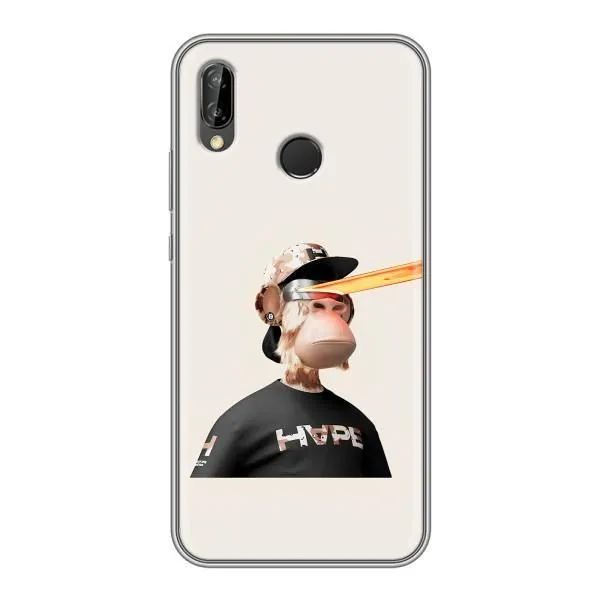 Чехол с принтом «обезьяна NFT в очках» для Huawei Honor 10 Lite