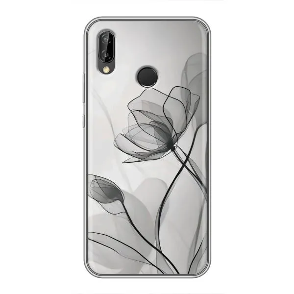 Чохол з принтом «Чорні квіти» для Huawei Honor 10 Lite Чохол з принтом «Чорні квіти» для Huawei Honor 10 Lite