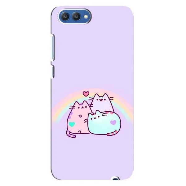 Чехол с принтом «Радужные котики» для Huawei Honor 10 (COL-AL00)