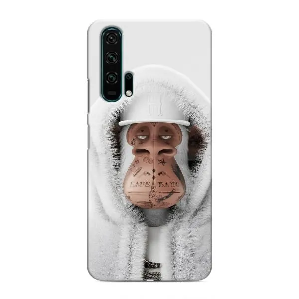 Чехол с принтом «обезьяна NFT в тату» для Huawei Honor 20 Pro