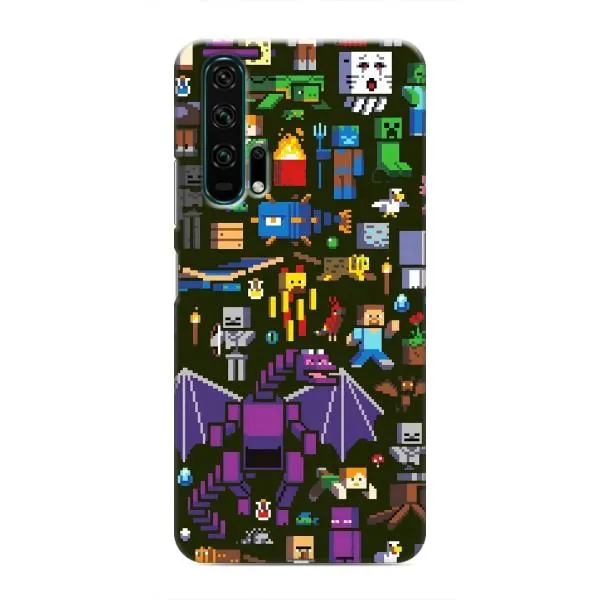 Чехол с принтом «Коллаж Майнкрафт» для Huawei Honor 20 Pro