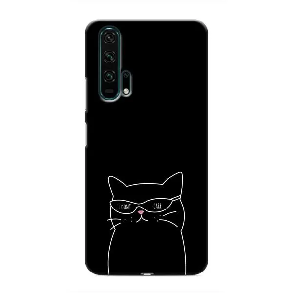 Чехол с принтом «Равнодушный кот» для Huawei Honor 20 Pro Чехол с принтом «Равнодушный кот» для Huawei Honor 20 Pro