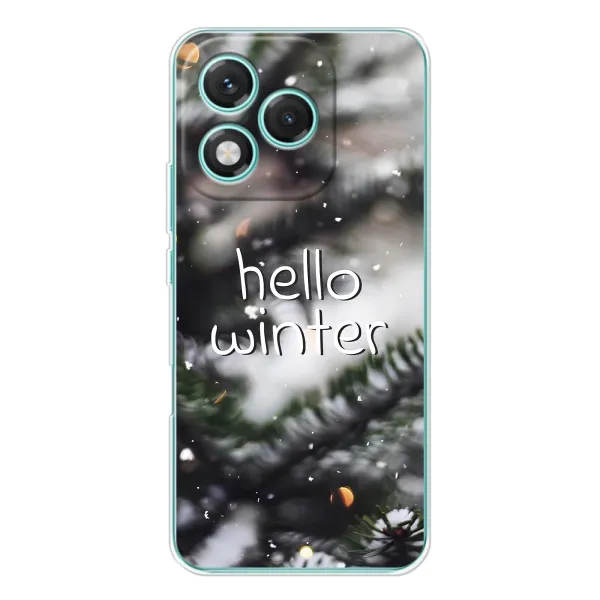 Чехол с принтом «Hello winter» для Huawei Honor 400 Lite